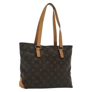 LOUIS VUITTON Monogram Cabas Piano Tote Bag M51148